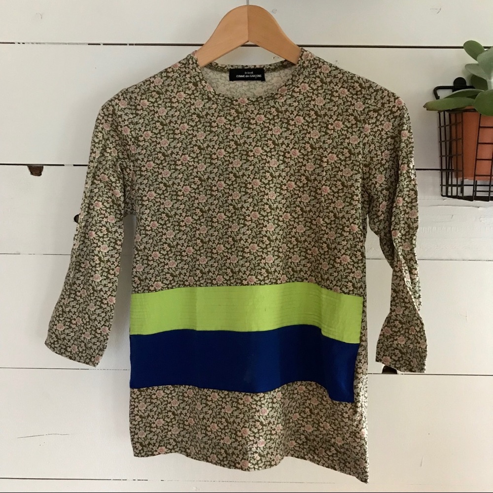 Comme des Garcon patterned Tee